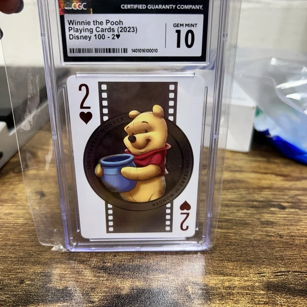 Winnie the Pooh Disney 100 Playing Card 2 of Hearts‎ CGC 10 Gem Mint